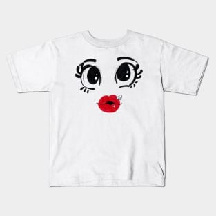 Cute Big Eyes Kids T-Shirt